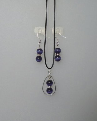 Set ochi de pisica mov