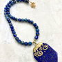 Colier vintage lapis lazuli