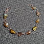 Bratara argint labradorit lant argint boho chic trendy cadou - Transport gratuit