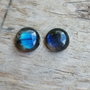 Cabochon labradorit, 12-13 mm (2 buc)