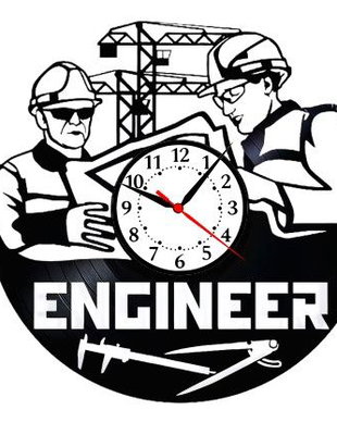 "Inginer constructor"-ceas de perete