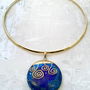 Pandantiv tribal lapis lazuli