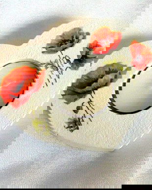 Suport lumanare cu maci 46848