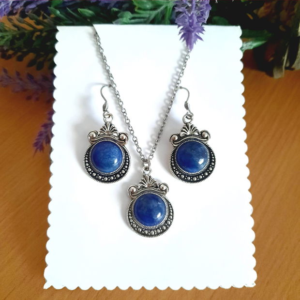 Set bijuterii Lapis Lazuli