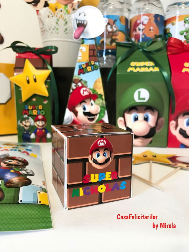 Cutii dulciuri Super Mario