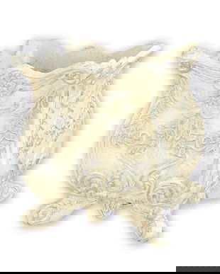 Ghiveci pentru flori din fonta antik white