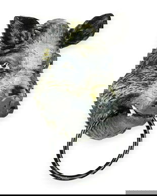 Suport prosoape din fonta cu un cap de mistret