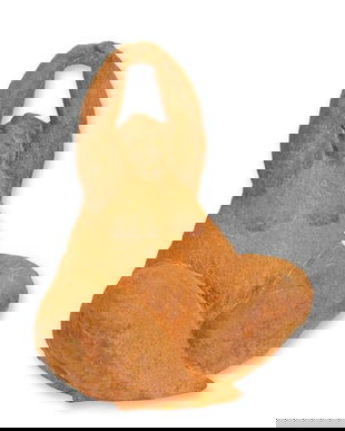 Nud modern-statueta din fonta ruginie