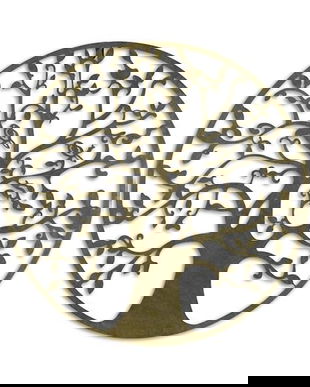 Copacul vietii-decoratiune perete din fier forjat