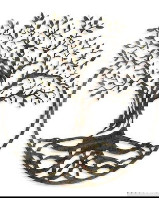 Copacul vietii-decoratiune perete din fier forjat