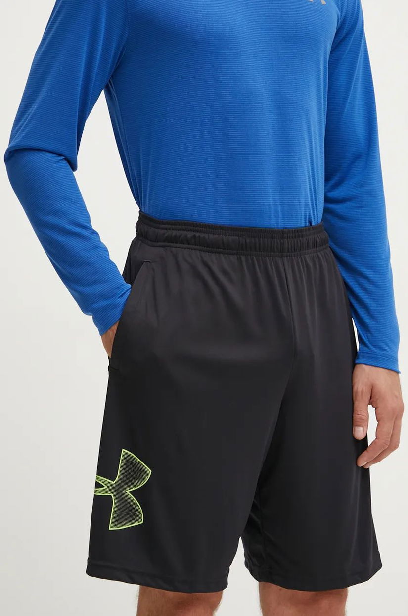 Under Armour pantaloni scurți de antrenament Tech Graphic culoarea negru, 1306443