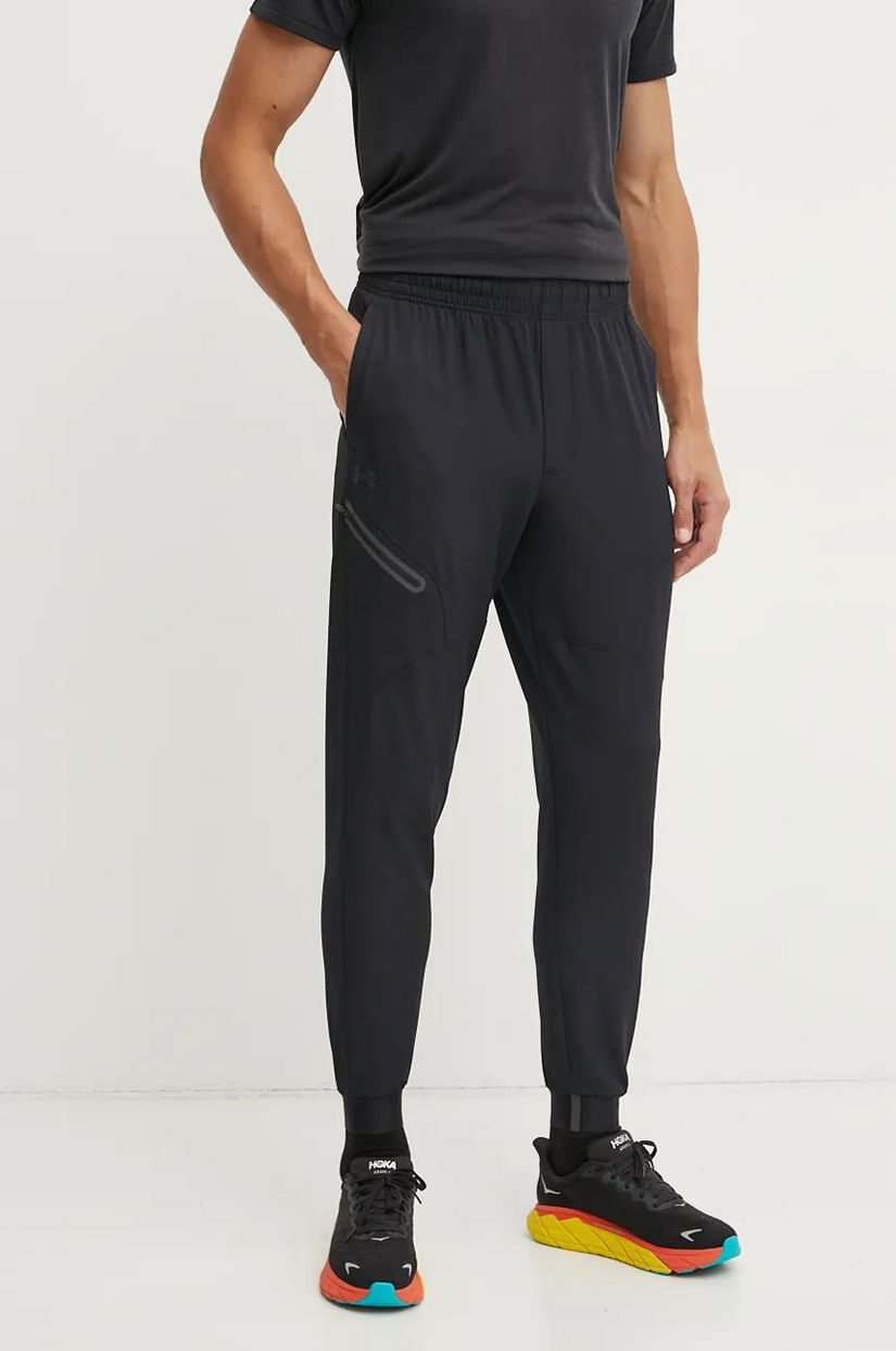 Under Armour pantaloni de antrenament Unstoppable culoarea negru, neted, 1388823