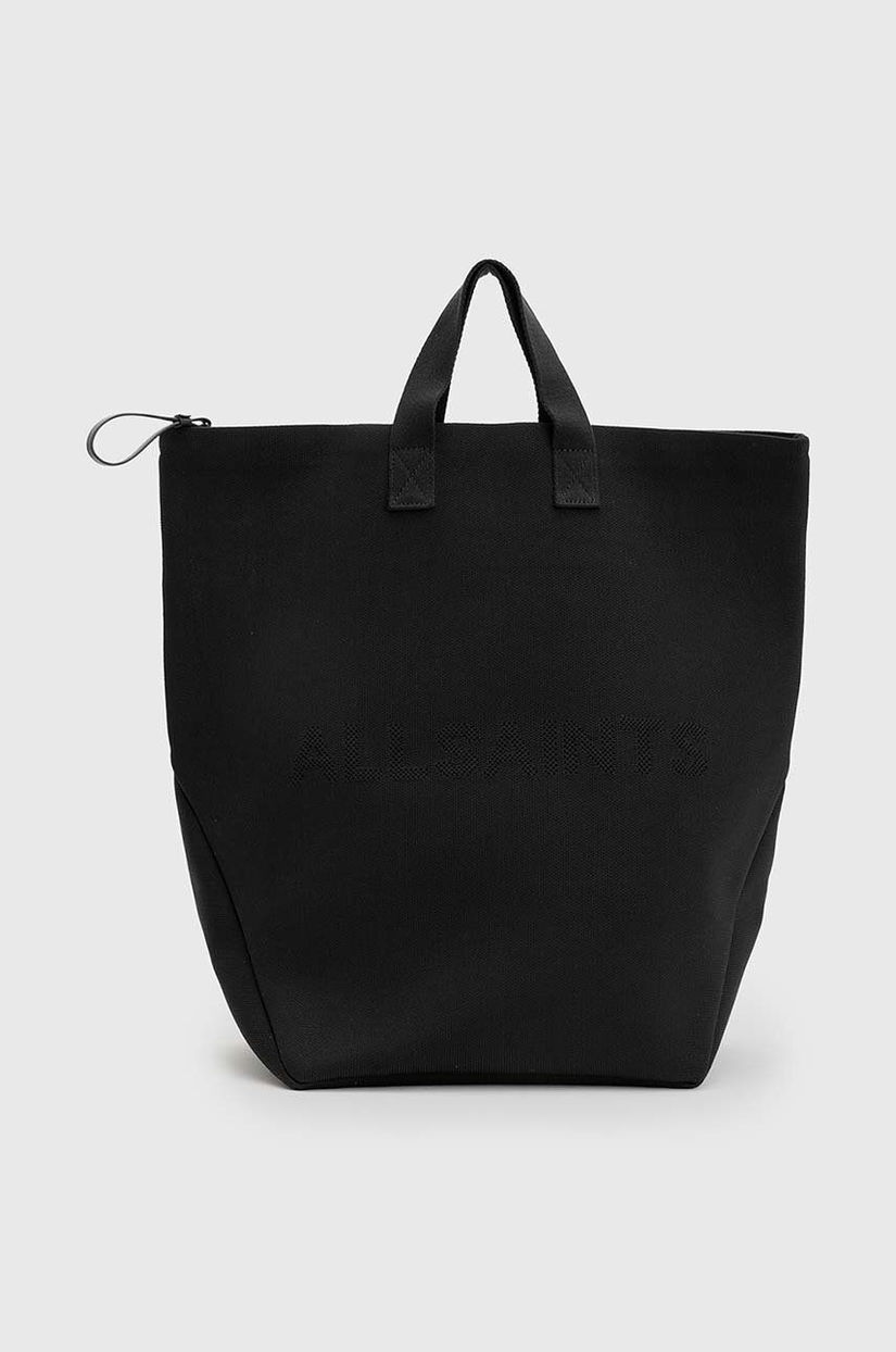 AllSaints rucsac JUNO BACKPACK culoarea negru, mare, neted, M159XB