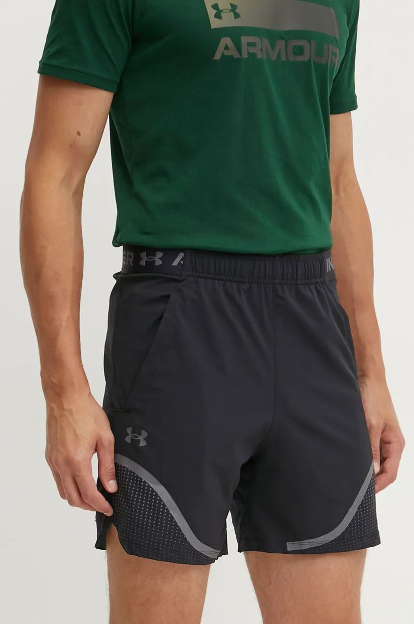 Under Armour pantaloni scurți de antrenament Vanish culoarea negru