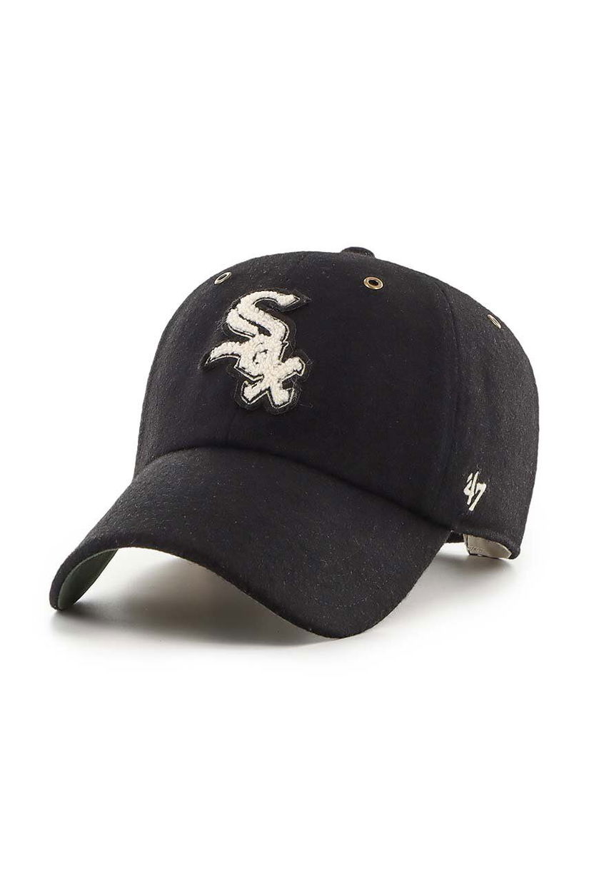 47 brand șapcă de lana MLB Chicago White Sox culoarea negru, cu imprimeu, B-PNTCU06WIS-BK