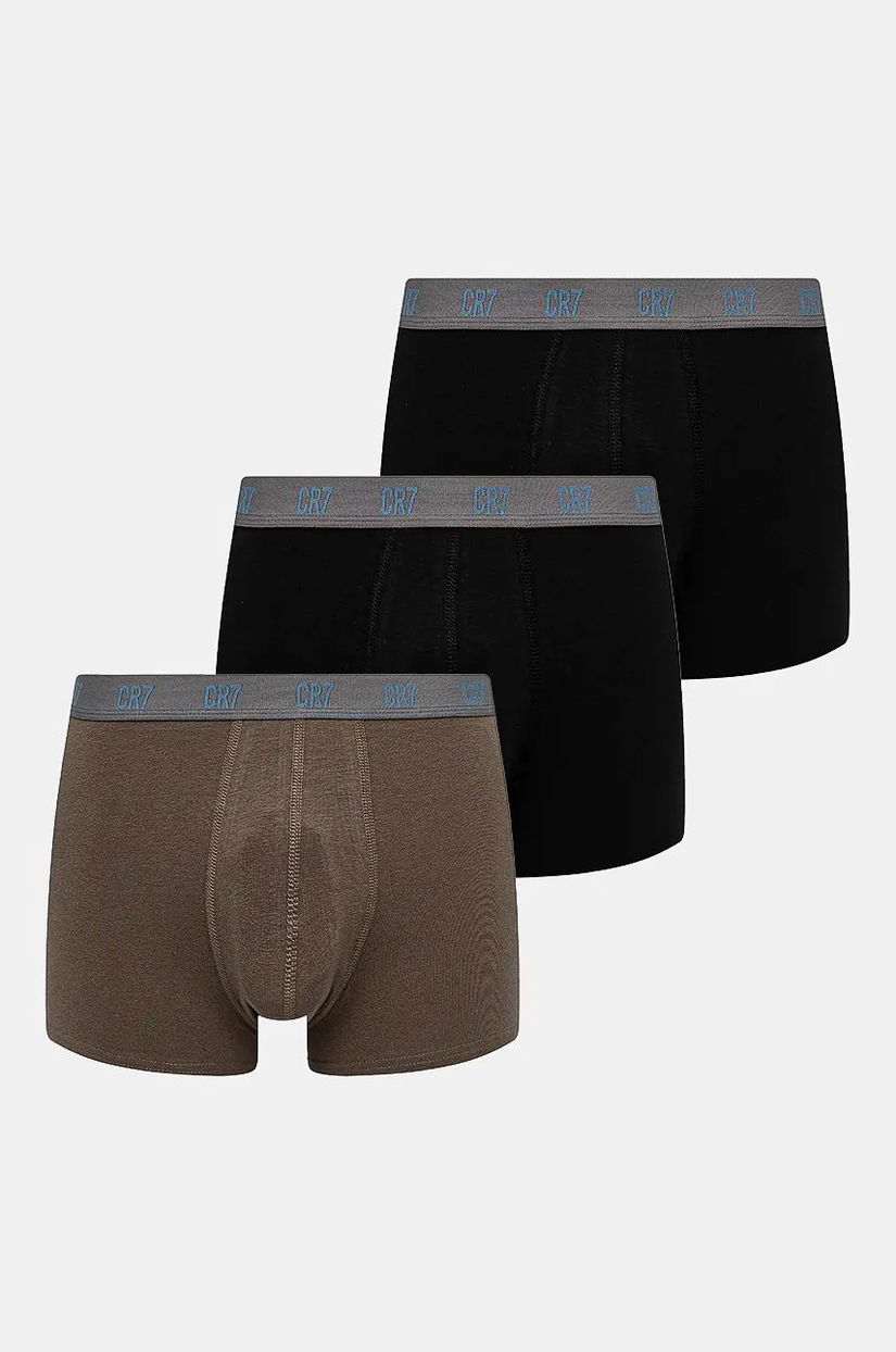 CR7 Cristiano Ronaldo boxeri 3-pack barbati, culoarea gri, 8100-4900-2754