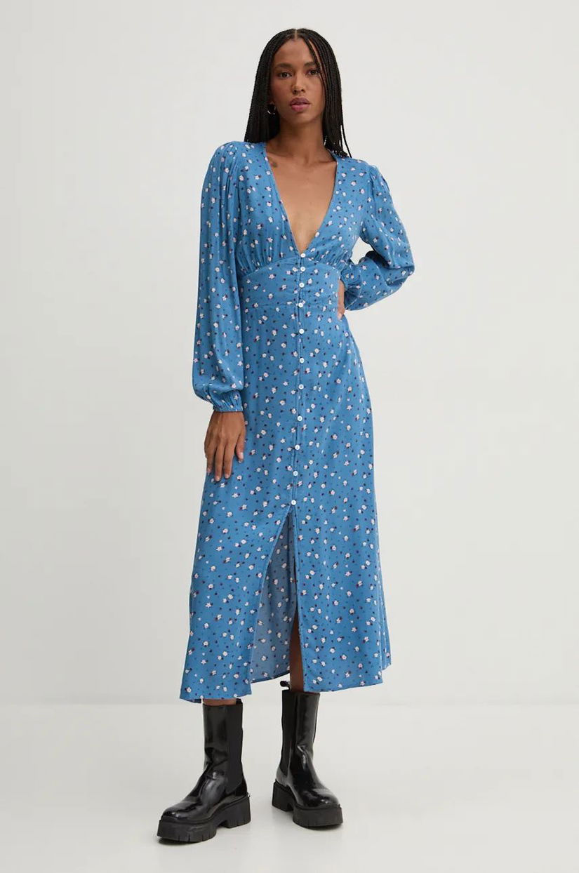 Billabong rochie Cool Night midi, drept, EBJWD00150