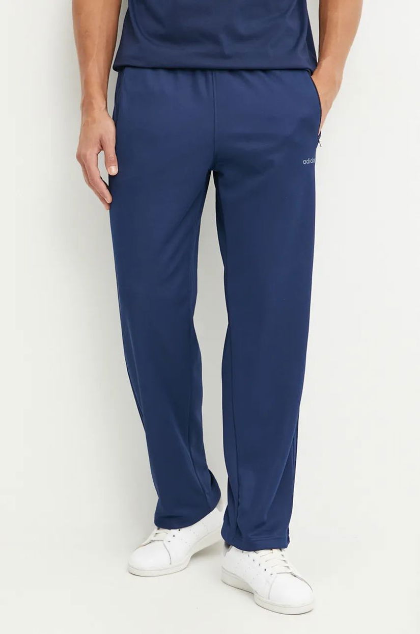 adidas Originals pantaloni barbati, culoarea albastru marin, neted, IX9607