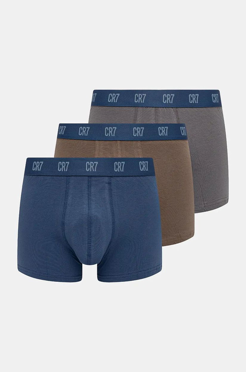 CR7 Cristiano Ronaldo boxeri 3-pack barbati, culoarea albastru marin, 8100-4900-2755