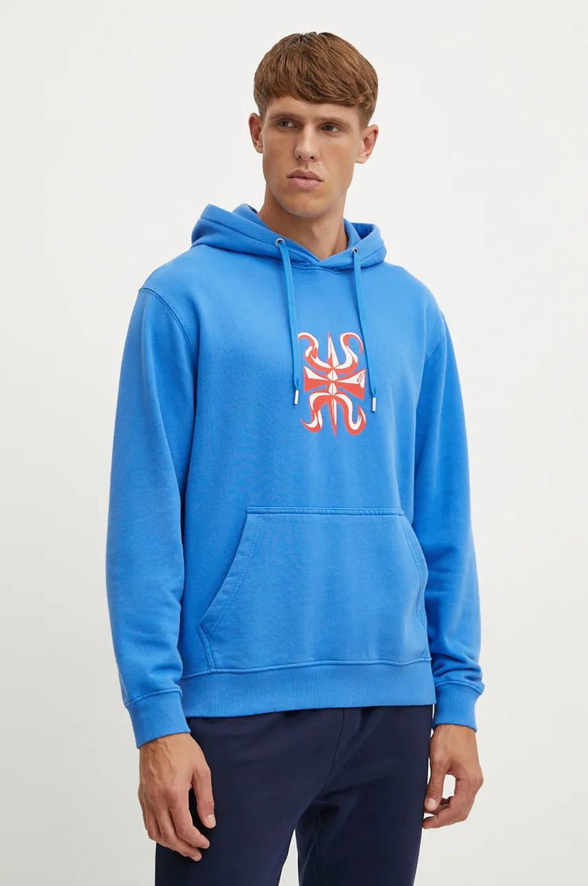 Quiksilver bluza Mercury Hoodie barbati, cu glugă, cu imprimeu, AQYFT03399