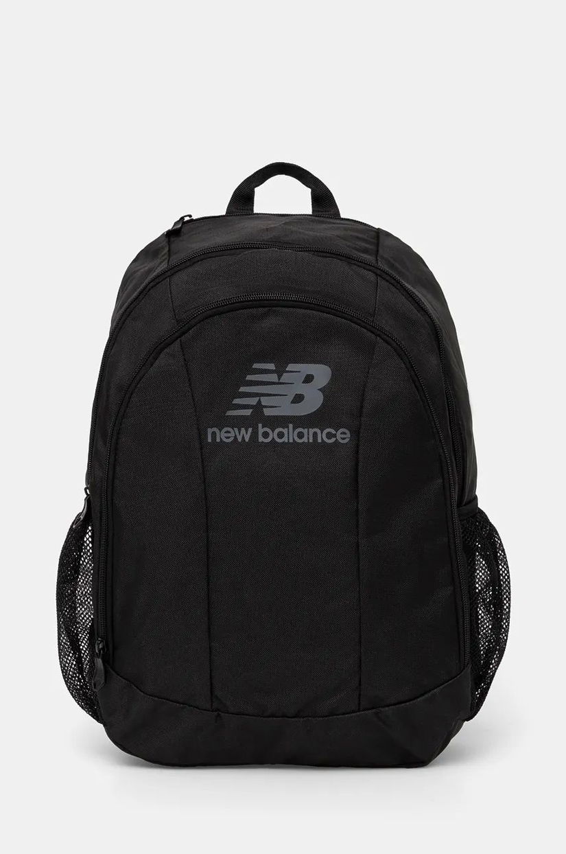 New Balance rucsac culoarea negru, mare, cu imprimeu, LAB23181BK