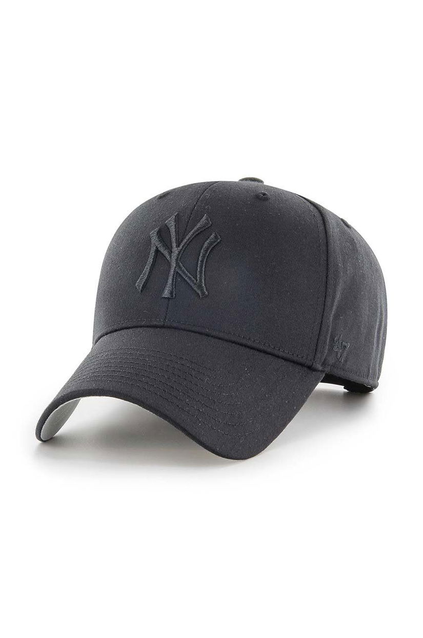 47 brand sapca MLB New York Yankees culoarea negru, cu imprimeu, B-RAC17CTP-BKA