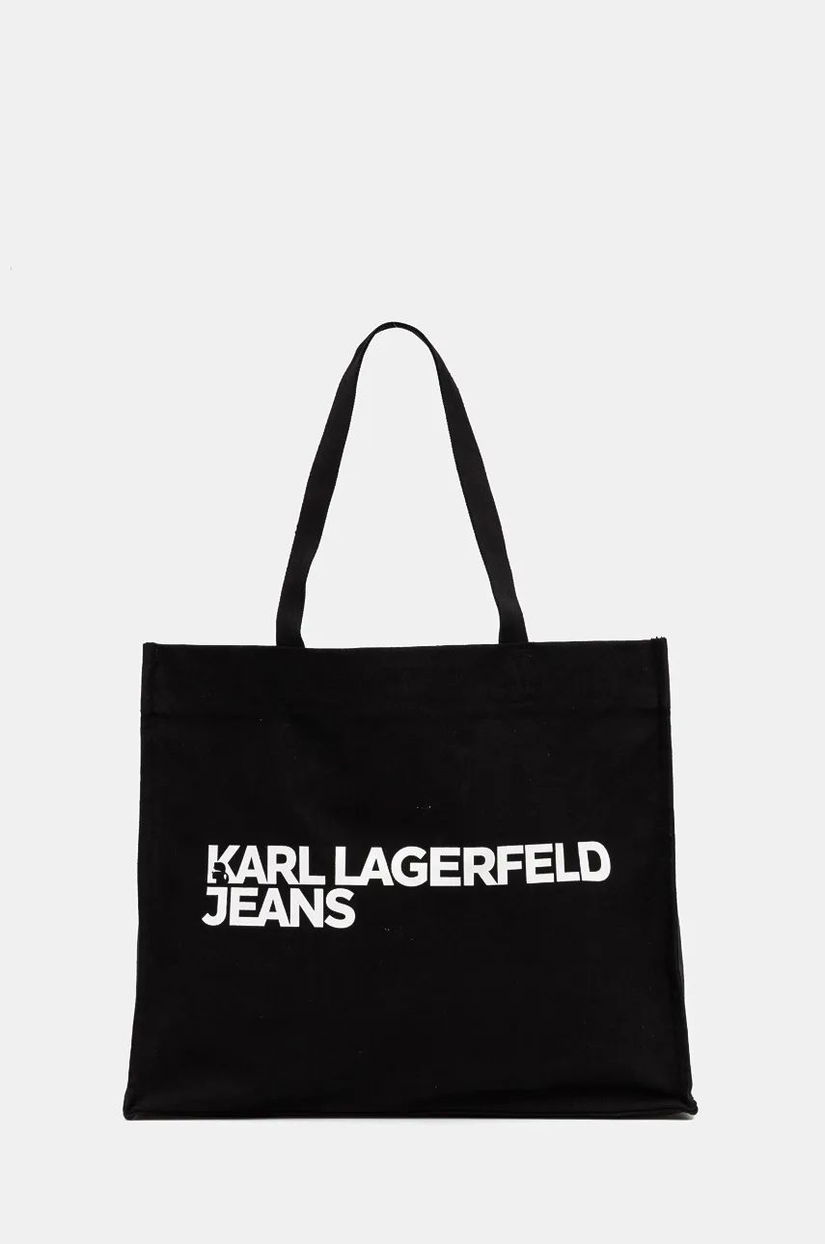 Karl Lagerfeld Jeans poseta culoarea negru, 246J3090