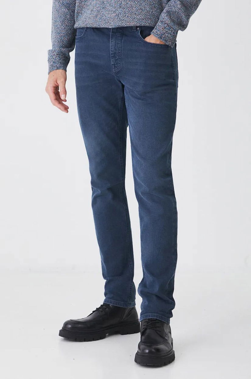 Medicine jeans bărbați, culoarea bleumarin