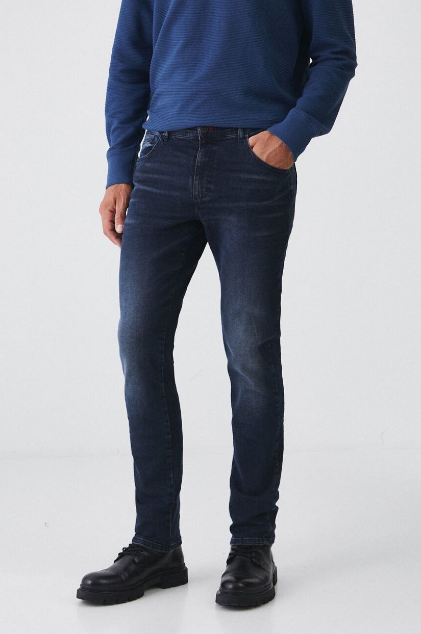 Medicine jeans bărbați, culoarea bleumarin