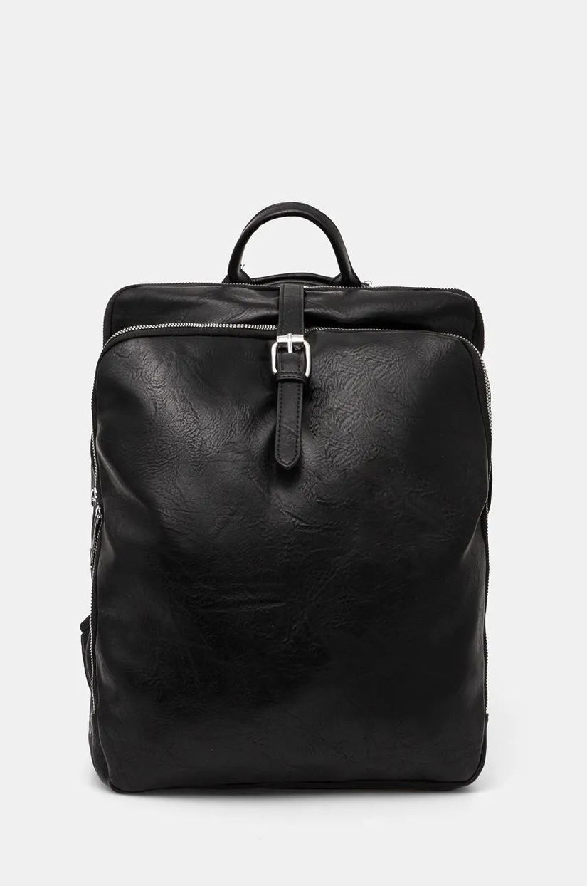 Answear Lab rucsac femei, culoarea negru, mare, neted