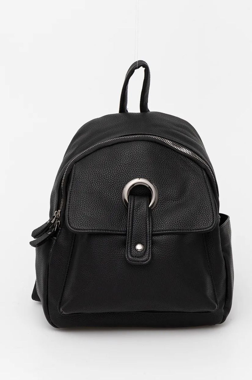 Answear Lab rucsac femei, culoarea negru, mic, neted