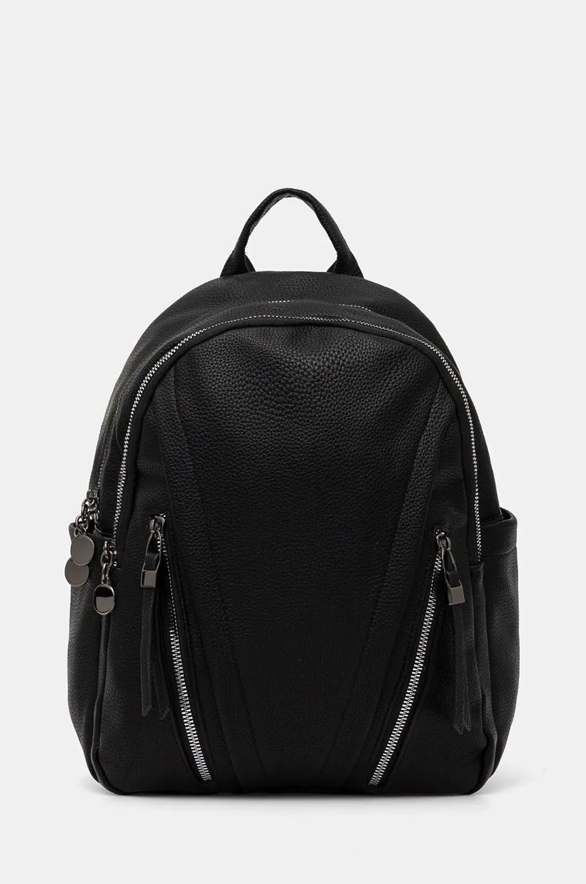 Answear Lab rucsac femei, culoarea negru, mic, neted