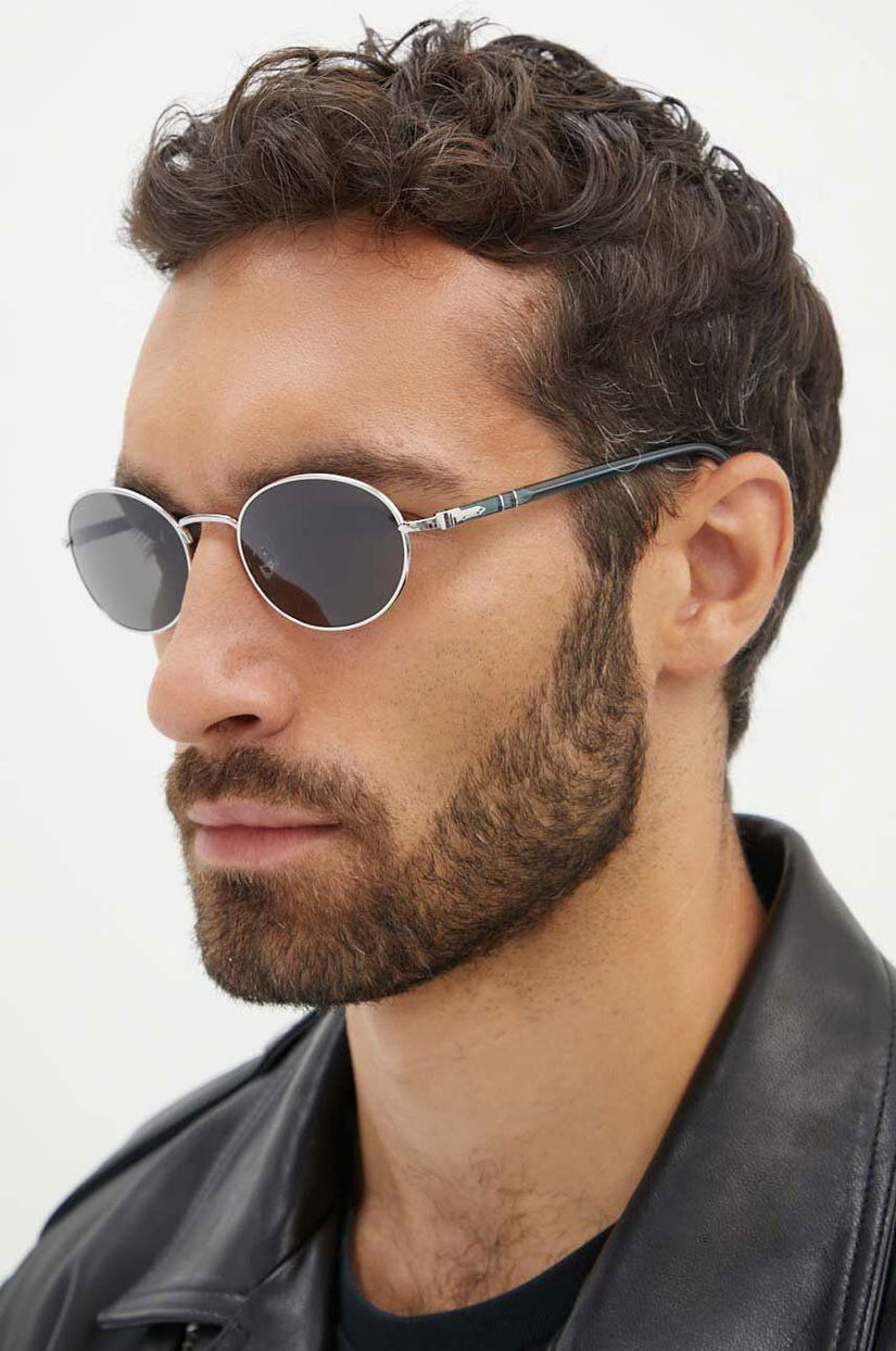 Persol ochelari de soare IDA barbati, culoarea argintiu, 0PO1018S