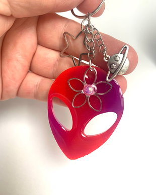 Breloc handmade unicat din rasina