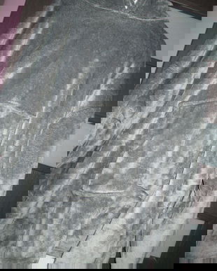 haina hanorac gri moale si calduros XXXL