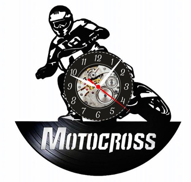 MOTOCROS- ceas de perete