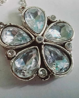 Floare - Zirconii - vintage