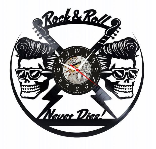 ROCK&ROLL- ceas de perete