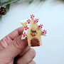 Broșă Gingerbread House