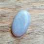 Cabochon angelite, 31x19 mm