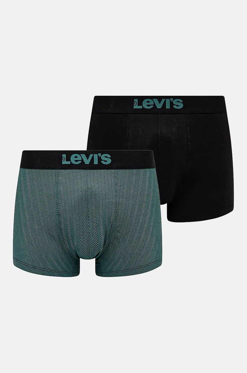 Levi's boxeri 2-pack barbati, culoarea negru, 37149-1027