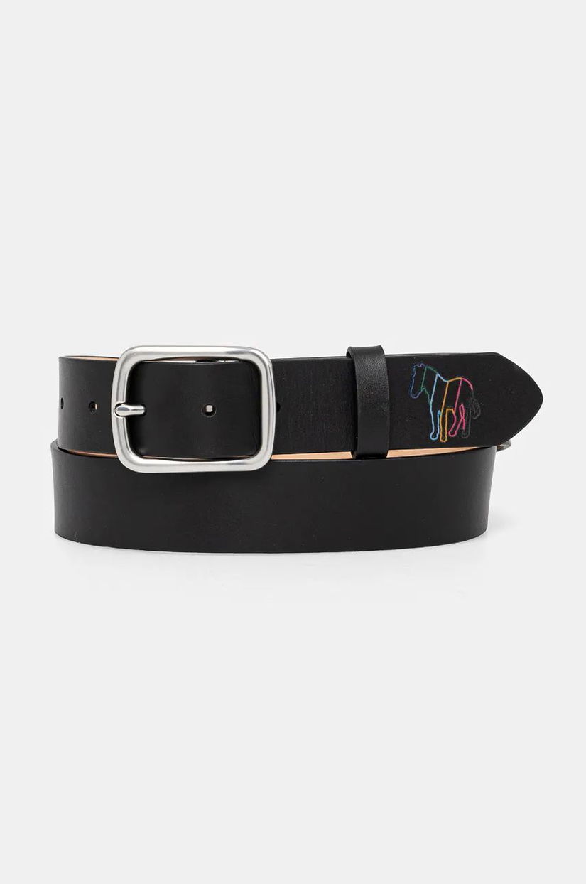 PS Paul Smith curea de piele barbati, culoarea negru, M2A.7608.MOUTZE