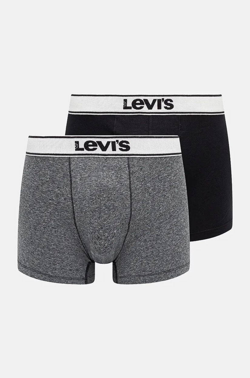 Levi's boxeri 2-pack barbati, culoarea negru, 37149-0959