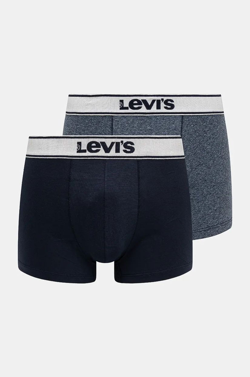 Levi's boxeri 2-pack barbati, culoarea albastru marin, 37149-0935