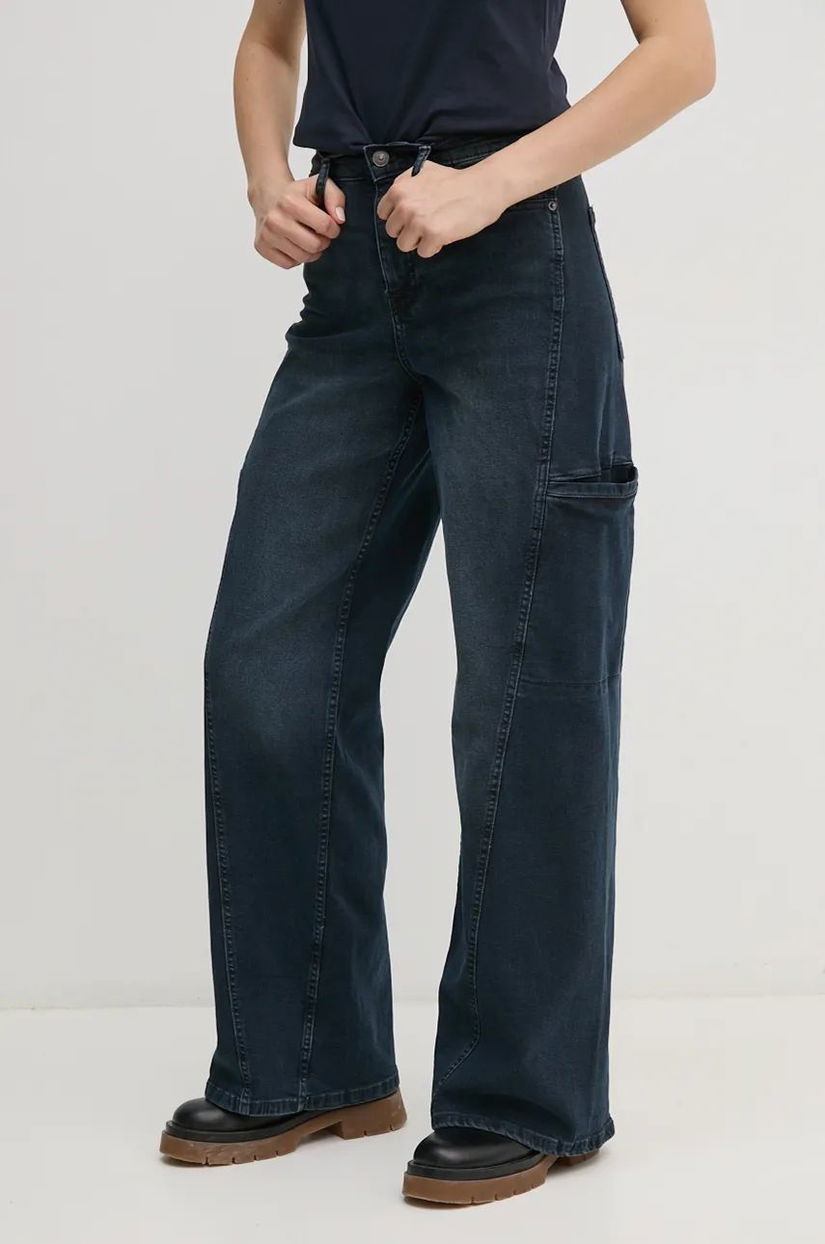 Dkny jeansi femei, culoarea albastru marin, DJ4M4045