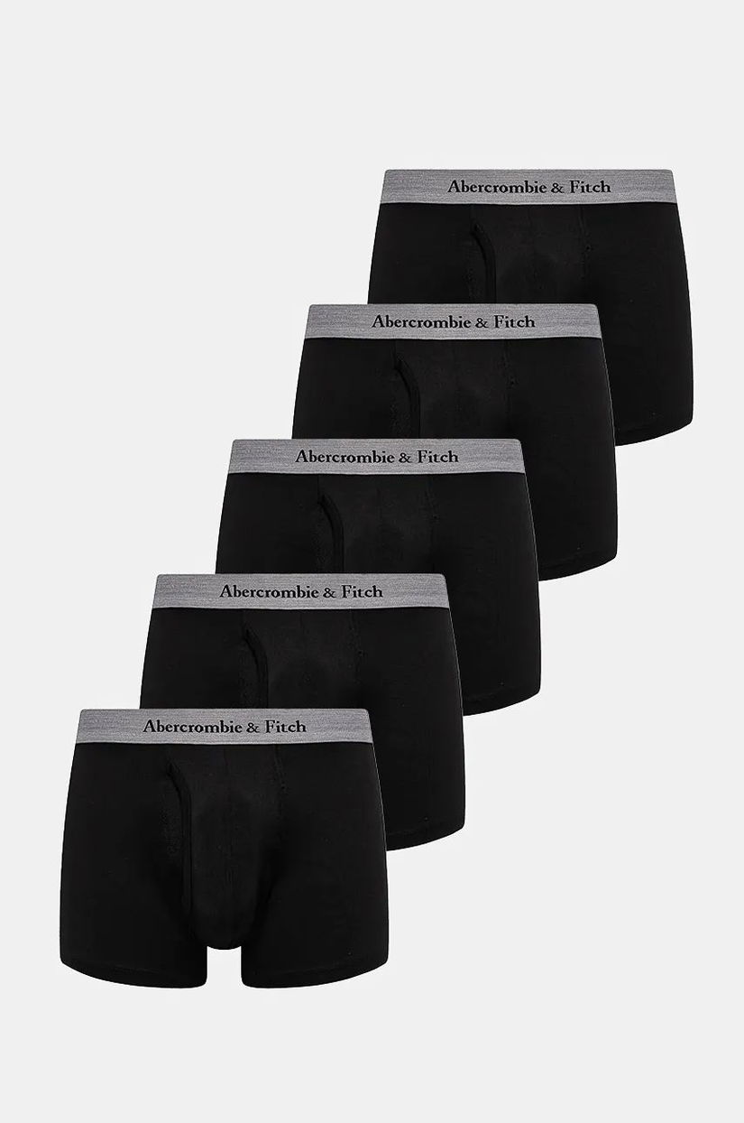 Abercrombie & Fitch boxeri 5-pack barbati, culoarea negru, KI114-4035