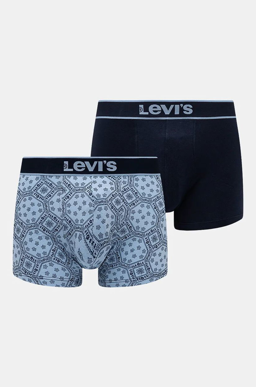 Levi's boxeri 2-pack barbati, culoarea albastru marin, 37149-1031