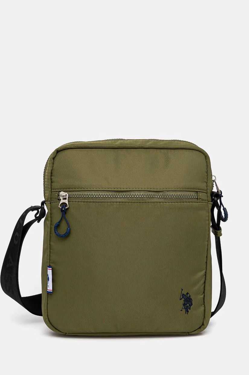 U.S. Polo Assn. borseta Bigfork culoarea verde, BIUB55675MIA