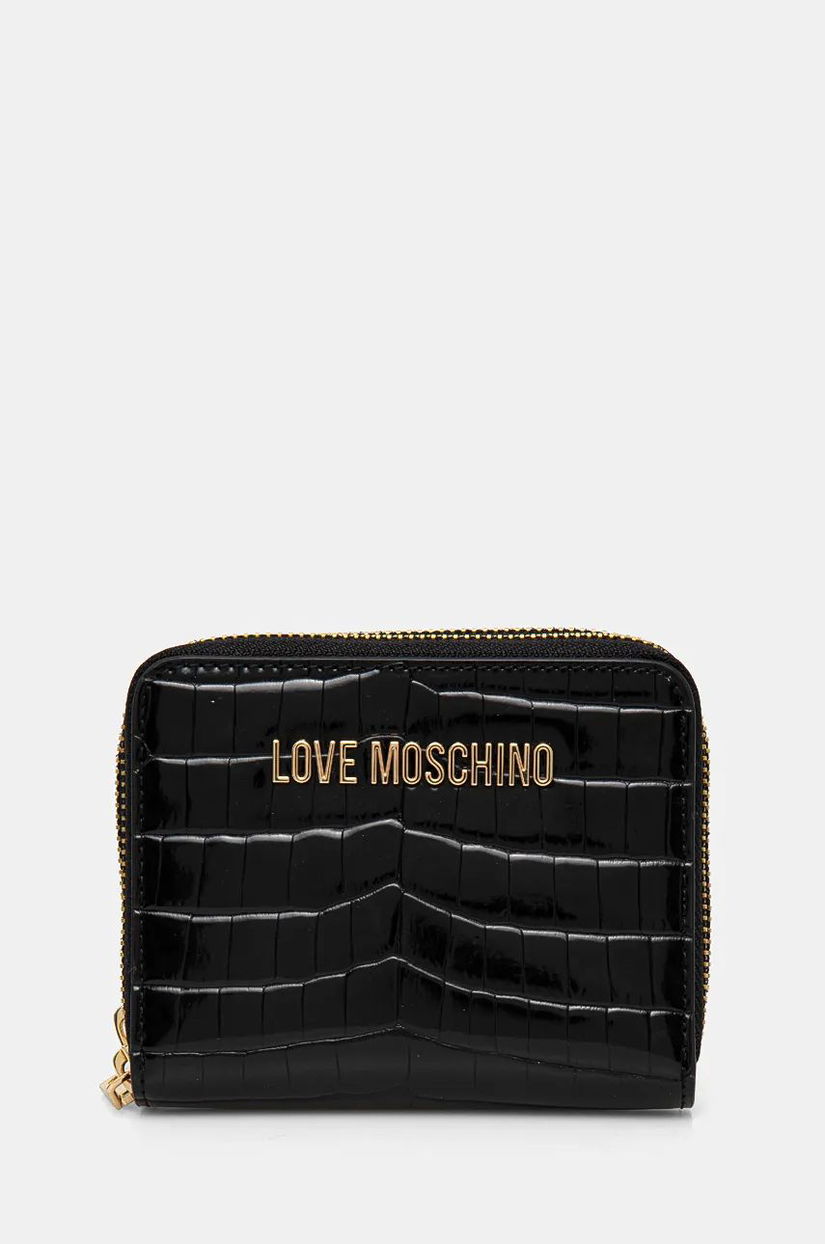 Love Moschino portofel femei, culoarea negru, JC5724PP0L