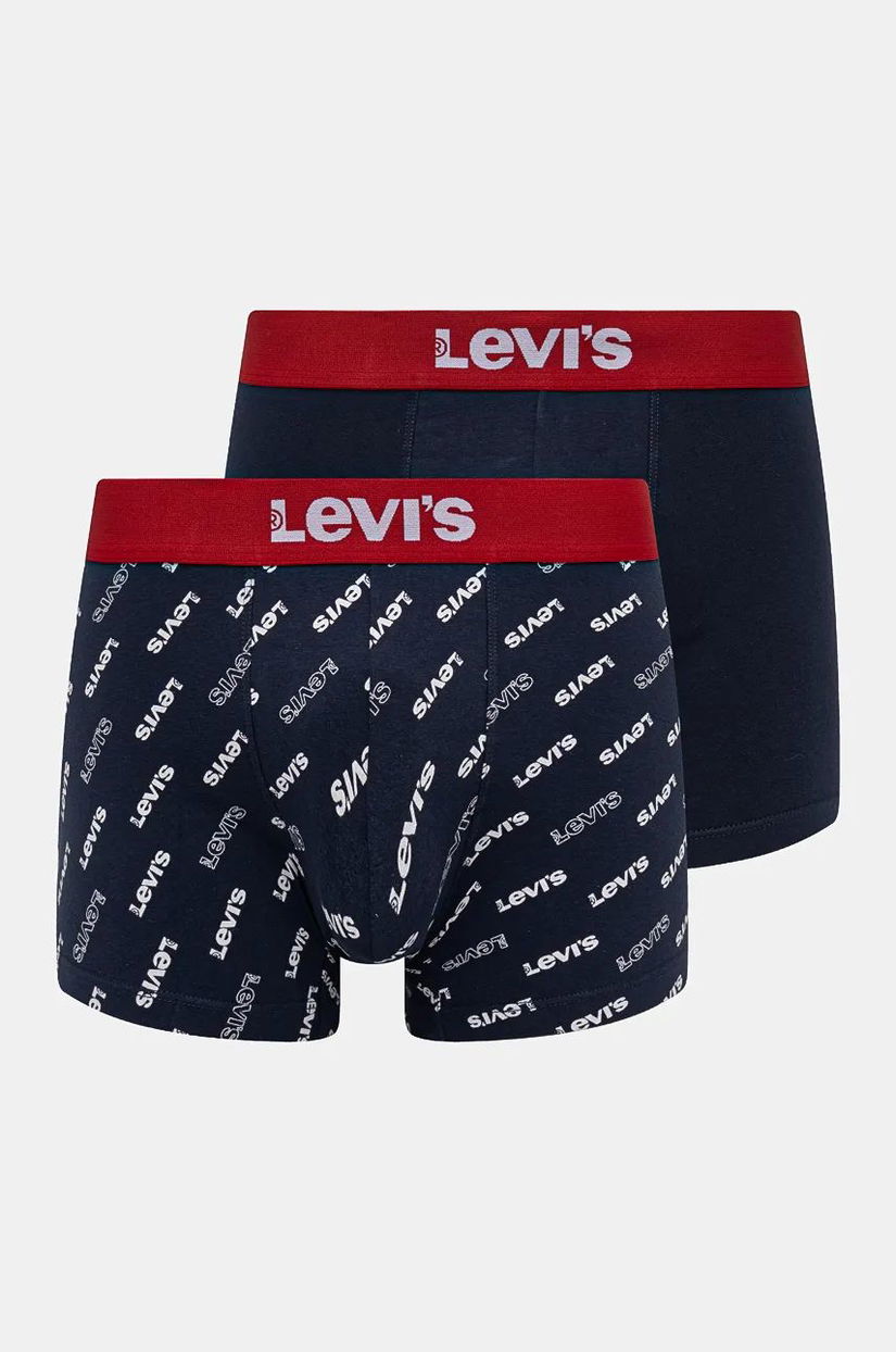 Levi's boxeri 2-pack barbati, culoarea albastru marin, 37149-0973